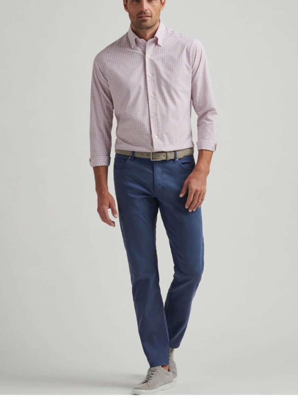 NWT Peter Millar Crown Crafted Wayfare Five-Pocket Pant: Blue Pearl (32x32)